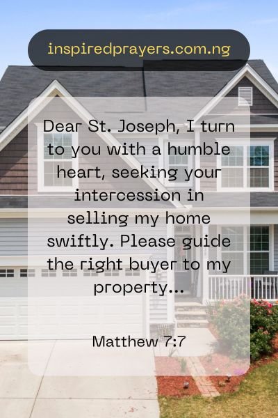 Prayer To St Joseph To Sell House