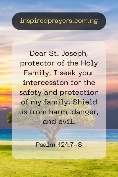 St Joseph Prayer For Family Protection