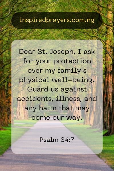 St Joseph Prayer For Family Protection