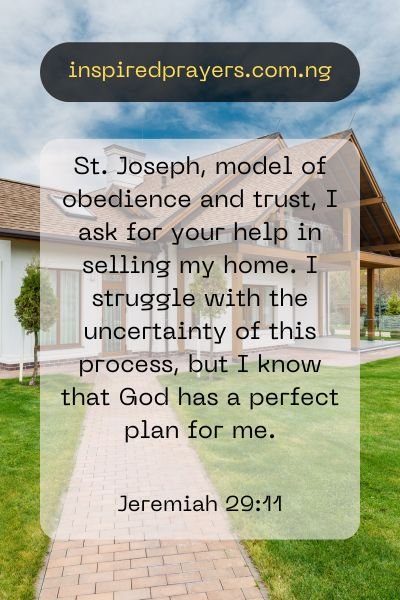 Prayer To St Joseph To Sell House