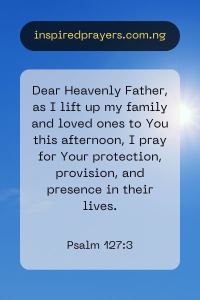 Powerful Afternoon Prayer