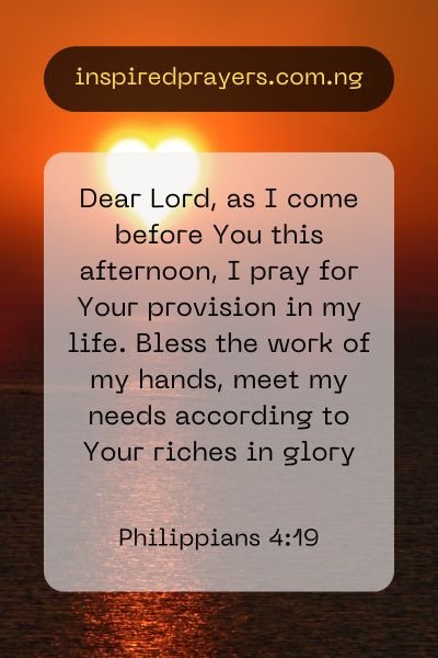 Powerful Afternoon Prayer