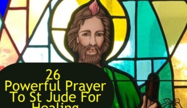 Powerful Prayer To St Jude For Healing