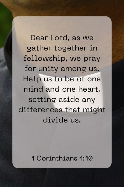 Opening Prayer For Fellowship