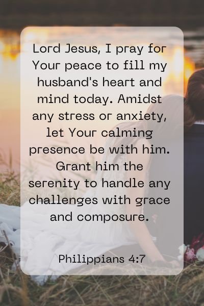 A Prayer for His Peace