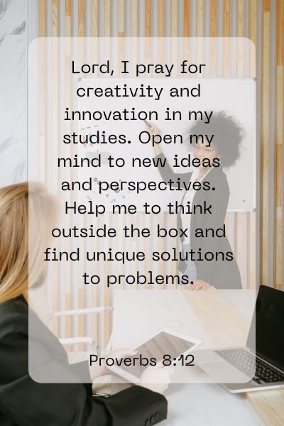 A Prayer for Creativity and Innovation