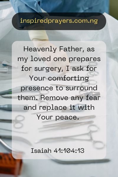 Prayer For Successful Surgery