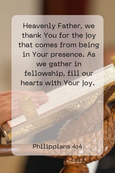 Opening Prayer For Fellowship