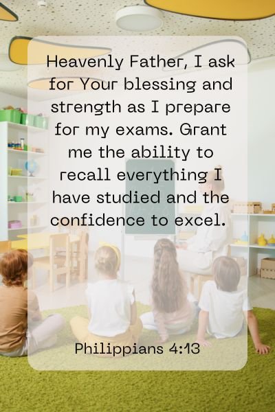 A Prayer for Success in Exams