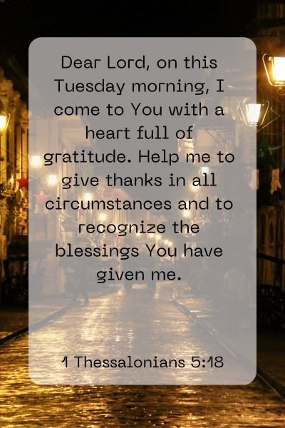 Tuesday Morning Prayers