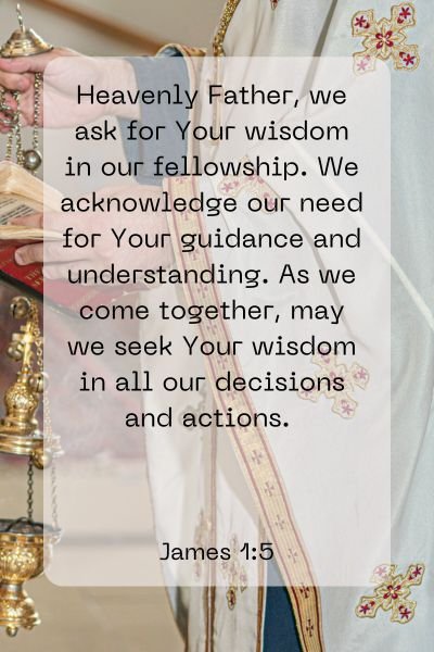 Opening Prayer For Fellowship