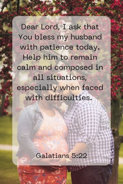 A Prayer for His Patience