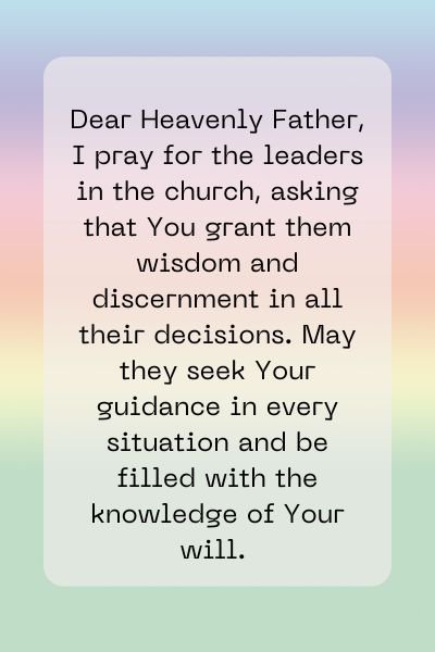 A Prayer for Wisdom and Discernment