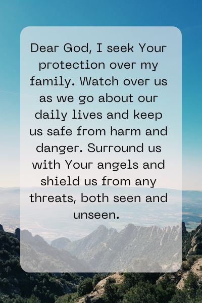 A Prayer for Protection in Family Life