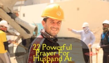 Prayer For Husband At Work