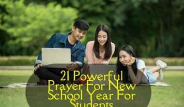 Prayer For New School Year For Students