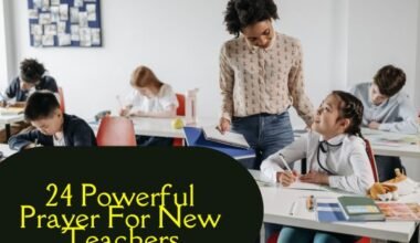 Prayer For New Teachers