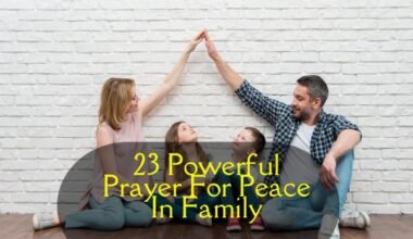 Prayer For Peace In Family