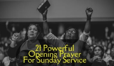 Opening Prayer For Sunday Service