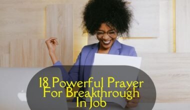 Prayer For Breakthrough In Job