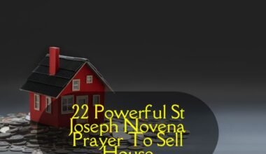 St Joseph Novena Prayer To Sell House