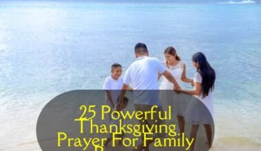 Thanksgiving Prayer For Family Reunion