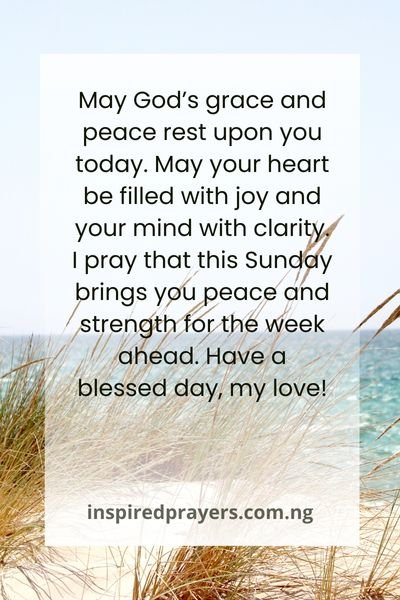Happy Sunday Prayer Message To My Love