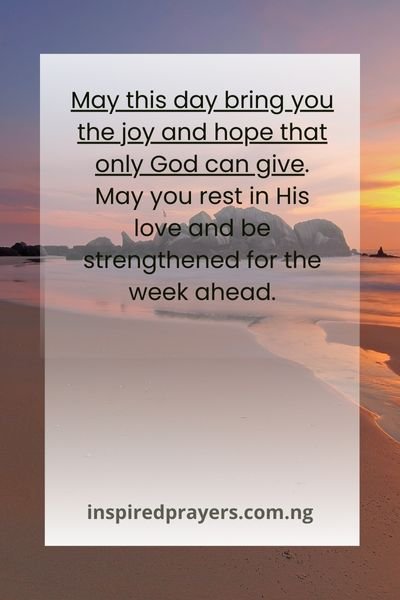 Happy Sunday Prayer Message