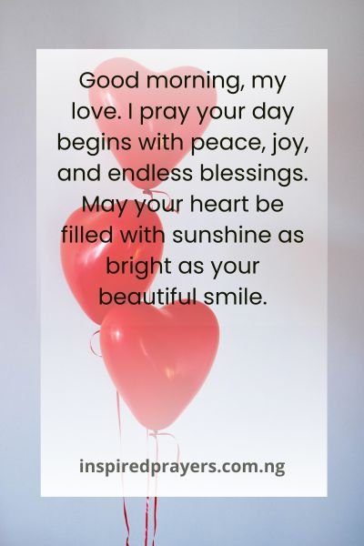 Good Morning Prayer Message For My Love​