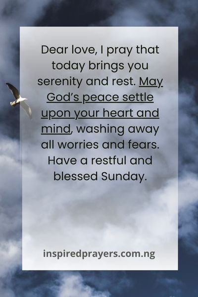 Happy Sunday Prayer Message To My Love