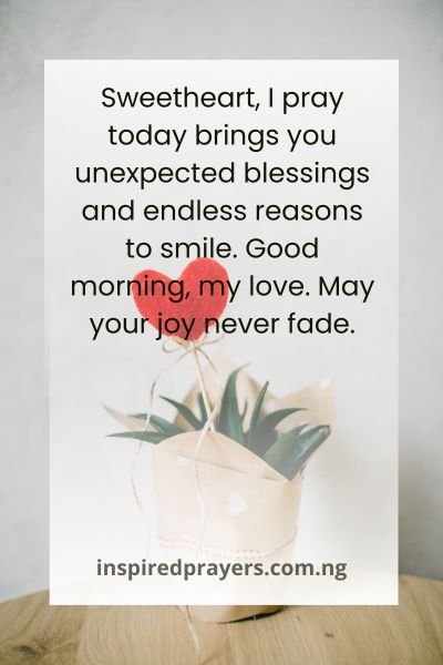 Good Morning Prayer Message For My Love​