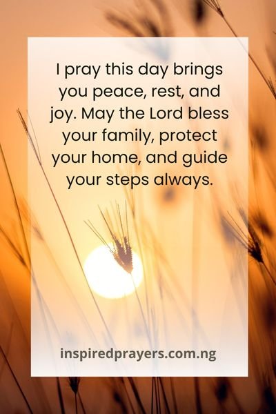 Happy Sunday Prayer Message