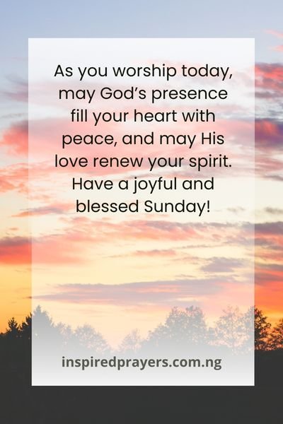 Happy Sunday Prayer Message