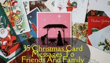 Christmas Card Messages To Friends And Family