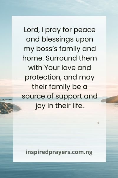 Prayer Message For My Boss
