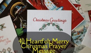 Merry Christmas Prayer Message