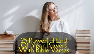 End Of Year Prayers With Bible Verses