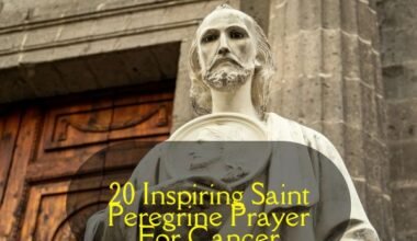 Saint Peregrine Prayer For Cancer