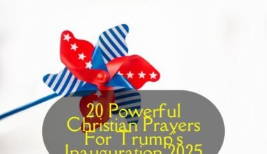 Christian Prayers For Trump's Inauguration 2025