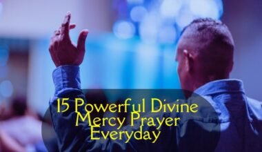 Divine Mercy Prayer Everyday