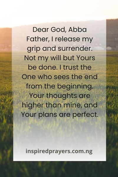 God Grant Me The Serenity Prayer