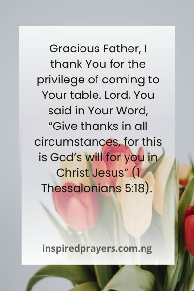 Short Prayers for Communion Strength & Hope