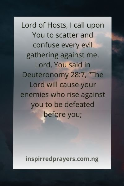 Powerful Prayers for Enemies with Bible Verses for Victory