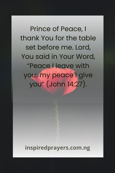 Short Prayers for Communion Strength & Hope