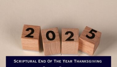 End Of The Year Thanksgiving Prayer Points